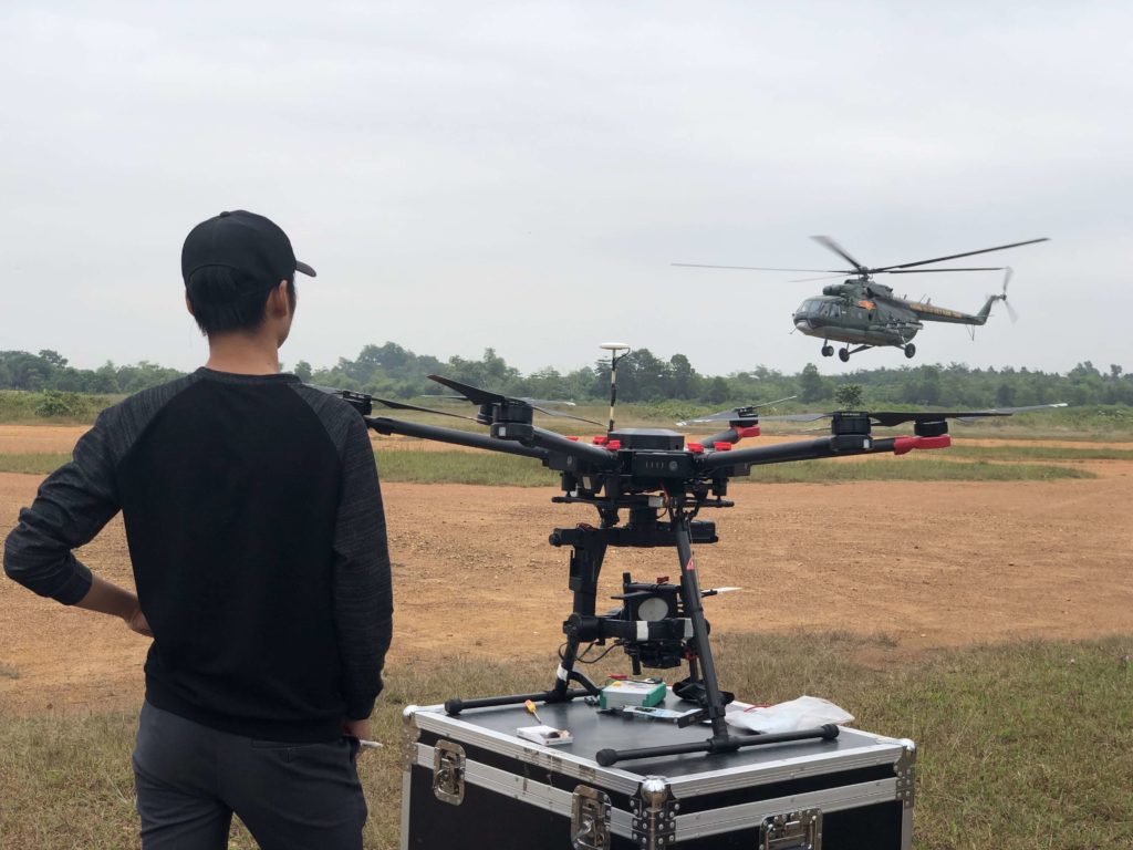 Khảo sát địa hình công trình sử dụng Flycam (UAV/Drone)