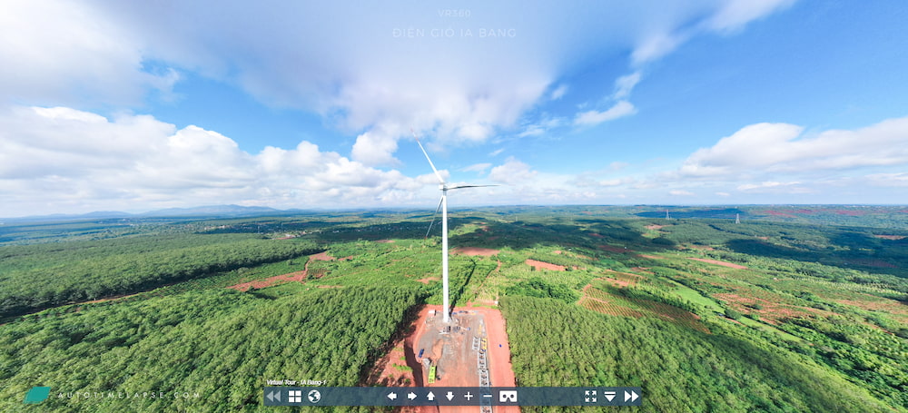 Khảo sát địa hình dự án điện gió bằng UAV