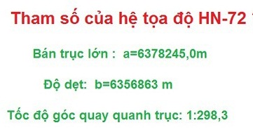 Các Hệ toạ độ trắc địa dùng trong trắc địa bản đồ